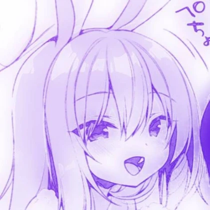 Anime icon purple aesthetic