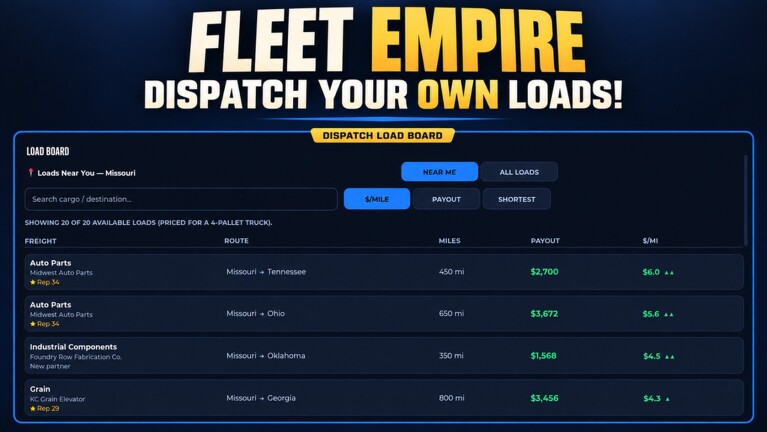 Fleet Empire — official Roblox game image