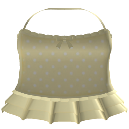 cute yellow polka dot dress Roblox item