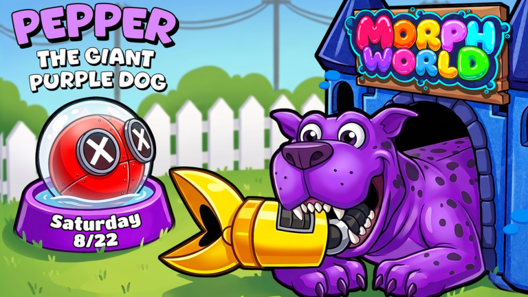 Pepper Giant Purple Dog