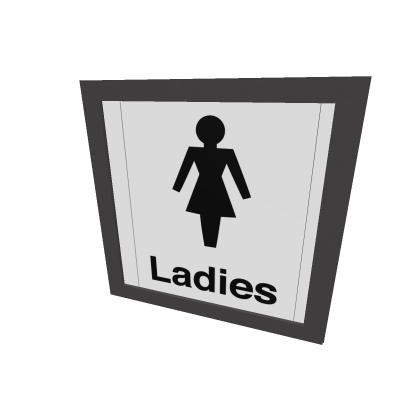 (Females) Bathroom Sign