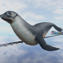 Cart ride into Sea Lion!