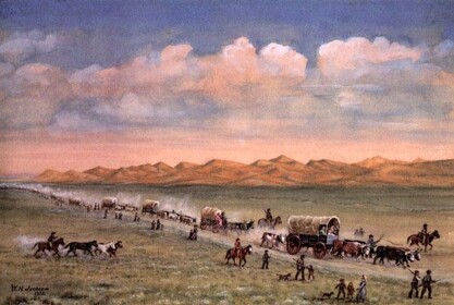 The Oregon Trail c.1864