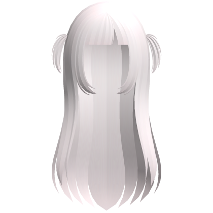  ♡ long nerdy hair with pigtails in pink Roblox item