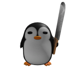 Frisk, the Psychopathic Penguin (Shoulder)