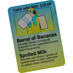 Calm with Milk Trading Card 🥛 
