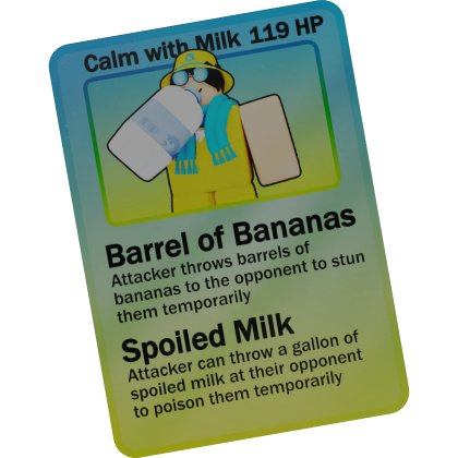 Calm with Milk Trading Card 🥛 thumbnail
