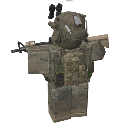 🎯 US Army Soldier Military Uniform Outfit Pack 