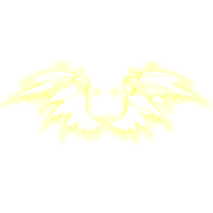 Glowing Gold Angel Wings (Emissive) Roblox item