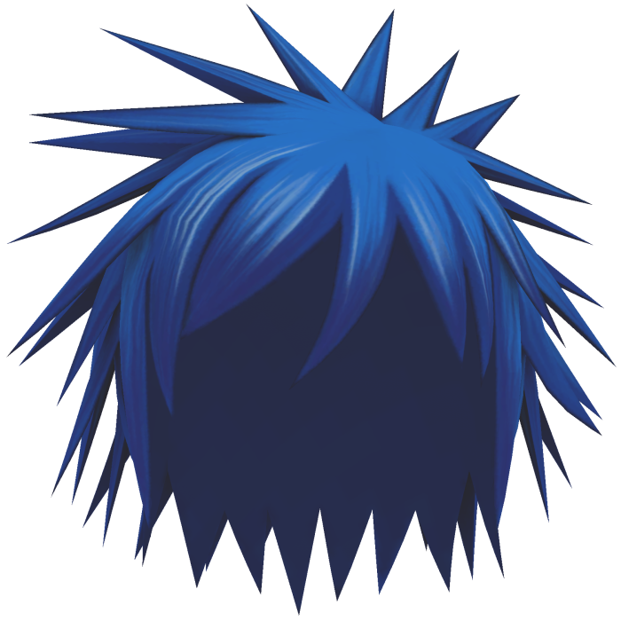 2D Gorillaz Hair