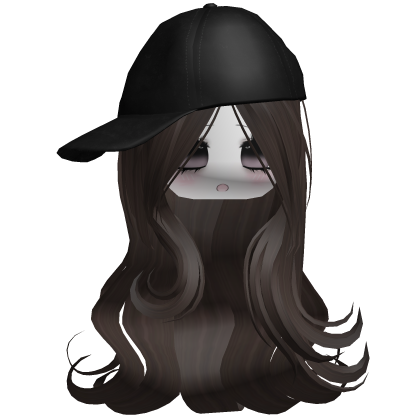 Swag Moe Girl w Tilted Cap Dark Brown Roblox item