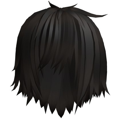 Emo Graphic Bladed Dark Brown Hair Roblox item