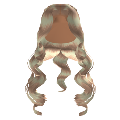 ⚜️• Curly Bangs W/ Fishtails (Blonde)