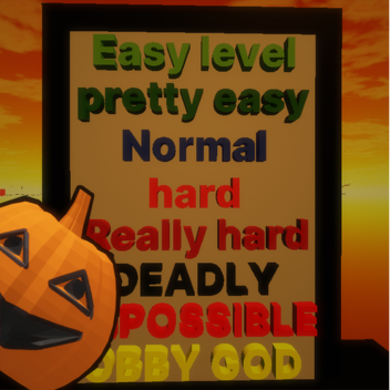 Halloween Difficulty Chart Obby