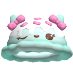mint ice cream w/ sprinkles num noms hat