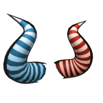 Candy Cane Horns