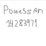 $ possession