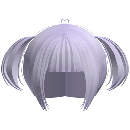 ୨୧ ‿ ♡ ⸝⸝ cutest brat pigtails in purple .ᐟ Roblox item