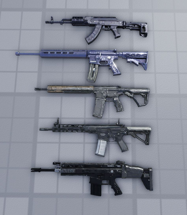 (WORKING GUN) 5 Rifle Weapons Pack [PBR] preview 3