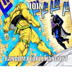Random people hang out