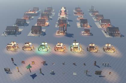 Pirate Island Kit - 7 Stations, NPCs, 20 Props preview 1