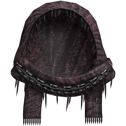 1.0 pink punk vkei chained hood headscarf wrap Roblox item