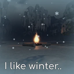 I like winter.. ❄️ icon