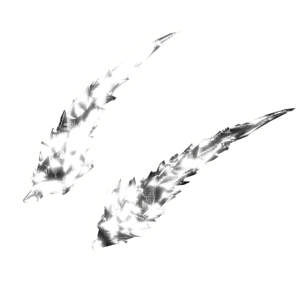 Animated Glowing Energy Horns (Emissive) - White Roblox item