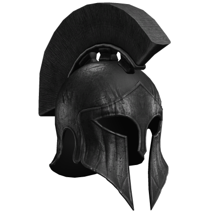 Black Spartan Armor Helmet Roblox item