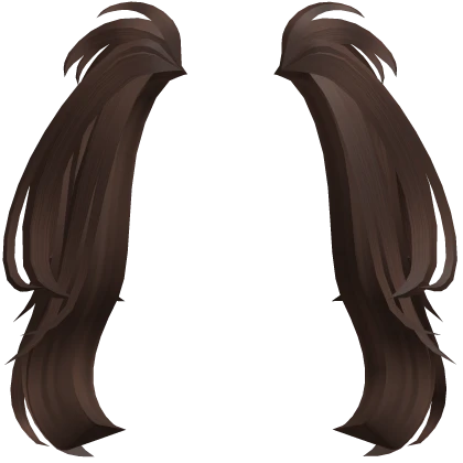 Layered Pigtail Extensions in Brown Roblox Item Rolimon s