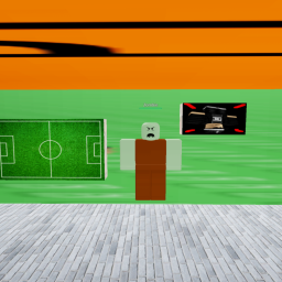 SCORE IN A FOOTBALL GOAL TO ESCAPE ZOMBIES!