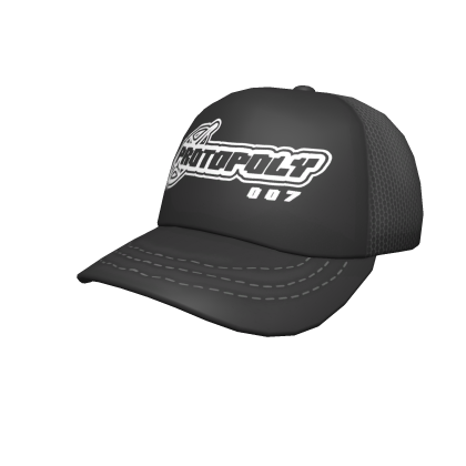 007 PROTO - Trucker Hat // BLACK Roblox item