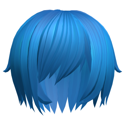 𐔌՞. .՞𐦯 cute blue anime hair with ear tufts V3