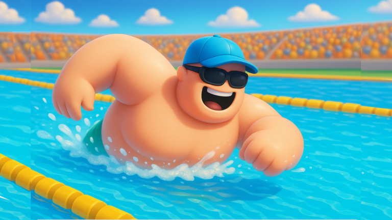 [UPD] Race Swimmer Simulator screenshot 1