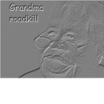 Grandma roadkill