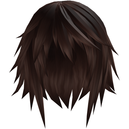 short straight emo hair (dark brown)
