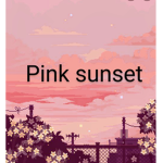 ~Pink lovely sunset~