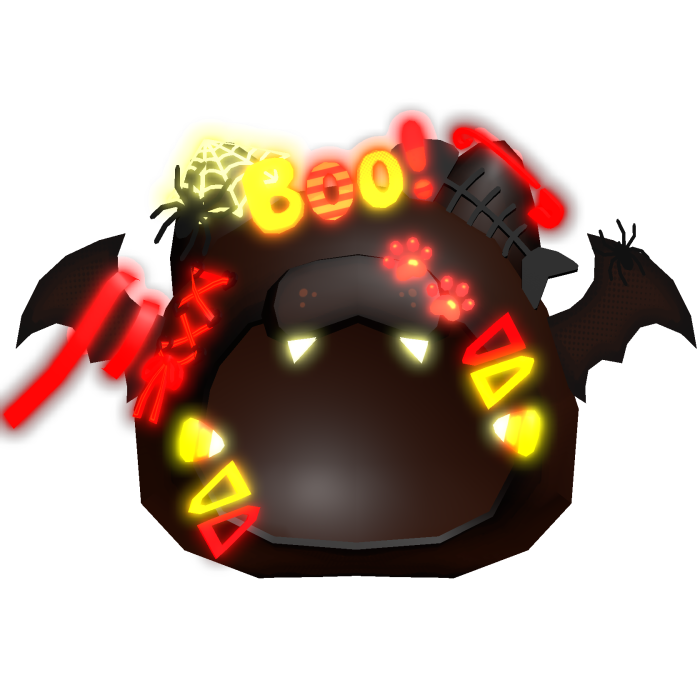 [✨🎃GLOWS] Halloween Emo Orange Bat Hood