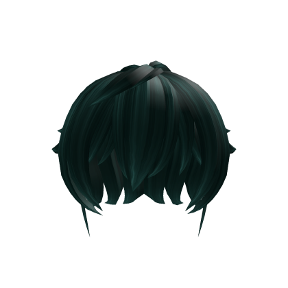 Emerald Shadow Messy Layered Hair Roblox item