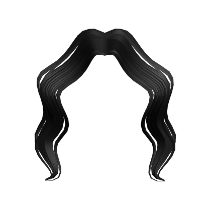 WaveQueen Bangs in Black Roblox item