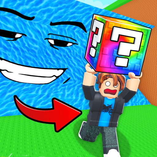 Escape Tsunami & Break Lucky Blocks!
