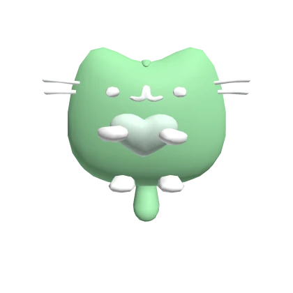 Mint Cat Plushie Backpack | Roblox Item - Rolimon's