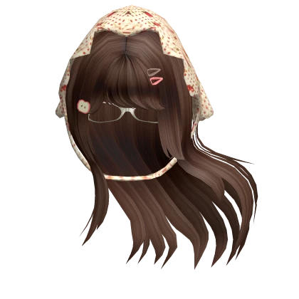 ♡Hazu♡ ♡ Igari Heisei Shoujo Long Windy Hair (Brown) | Roblox Item