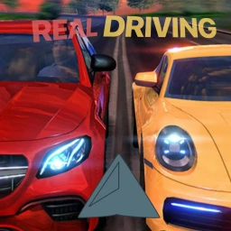 Real driving / Driving simulator icon