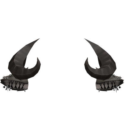 Dark Brown Gothic Goat Sheep Horns Pierced Ears Roblox item