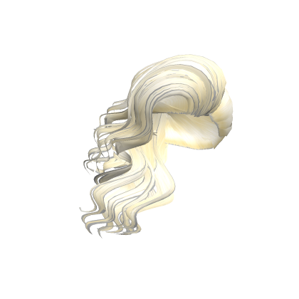 Sideswept Hair (Platinum Blonde)