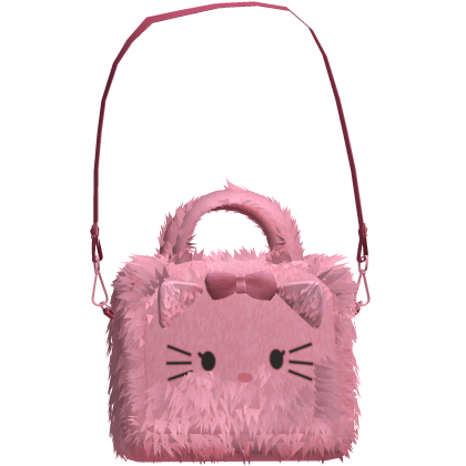 Fluffy Pink KItty Side Purse 3.0 thumbnail