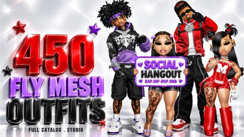 450+ MESH OUTFITS + CATALOG & STUDIO 