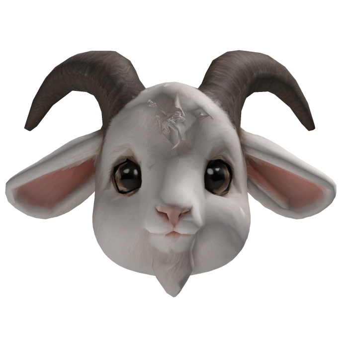 Cute Goat Head