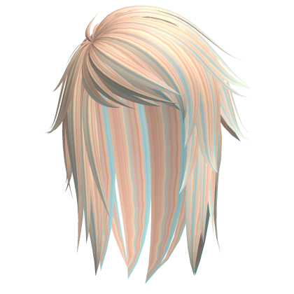 Emo Hair in Blond and Blue Roblox item